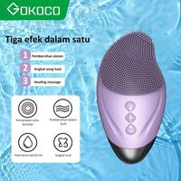 Gambar G0pr. GOKOCO Silicone Brush Face Cleaner Sikat Facial Portable - Ungu dari kasminemkain undefined 3 Tokopedia