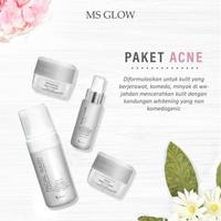 Gambar MS Glow Paket Acne - Paket Pencerah, Anti Jerawat dan Komedo, Cocok Untuk Kulit Berminyak dan Sensitif - FW Glow dari Bening's Store undefined 5 Tokopedia