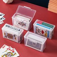 Gambar Empty Playing Card Storage Box Plastic Playing Card Case Holder Sps Closed dari Yoeli Store undefined 4 Tokopedia