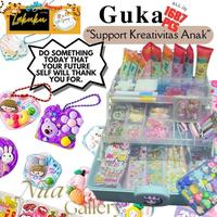 Gambar [1140] 1697 Guka Set DIY Gantungan Kunci Hadiah Mainan Edukasi Anak Perempuan - 3 layer 28x16cm, 1585 dari The Nita's Gallery 06 undefined 1 Tokopedia