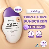 Gambar FACETOLOGY Triple Care Sunscreen Tinted SPF 50 PA++++ 40ML dari Rezta Shop Store undefined 1 Tokopedia