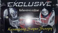 Gambar keranjang sayur dan dudukan plat nomer scoopy dan fino dari God Novels undefined 2 Tokopedia
