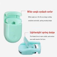 Gambar Pelentik Bulu Mata / Penjepit Bulu Mata Plastik / Jepitan Bulu Mata Portable Eyelash Curler / Penjepit Bulu Mata Portable Mini - Hijau dari Ishinee undefined 4 Tokopedia