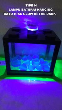 Gambar Aquarium Mini Kontes Ikan Cupang Ikan Hias Bentuk Block Usb Light dari Disamjako undefined 4 Tokopedia