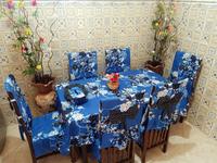 Gambar CO Set Sarung Kursi Makan 6 Kursi Motif/Cover Taplak Meja Makan/Ctc/Cover - Kode 1 dari Repastor undefined 4 Tokopedia