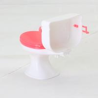 Gambar 1/12 Dollhouse Miniature Toilet Model White Pink Plastic Bathroom Kids Toy Accs dari PT CERMIN RAHAYU TERRBARU undefined 5 Tokopedia