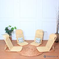 Gambar Kursi lesehan santai rotan | Kursi malas lantai dari VeliaaStoreee undefined 2 Tokopedia