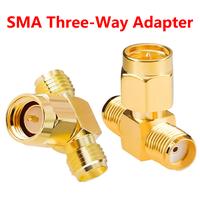 Gambar 5/20PCS T Type SMA Male Plug to Two Double Female Jack Connector SMA Splitter Tee Coaxial Adapter Antenna Converter Gold-Plated dari PT CERMIN RAHAYU TERRBARU undefined 1 Tokopedia