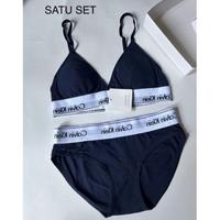 Gambar NEW Sport bra set celana dalam Calvin Klein gym dan wanita satu - Hitam S dari Tokojim90 undefined 4 Tokopedia