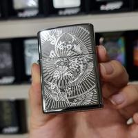 Gambar Zippo Lighter Zippo Original - Zippo Asian Floral Black Ice dari DVCORPSS undefined 4 Tokopedia