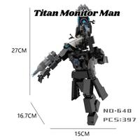 Gambar Moc Skibidi Toilet Titan King Monitor Model Building Blocks Mainan LEGO Edukasi Titan TV Man/Titan cameraman/Titan Speakerman dari bud33 undefined 3 Tokopedia