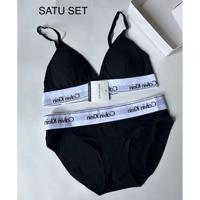 Gambar NEW Sport bra set celana dalam Calvin Klein gym dan wanita satu - Hitam S dari Tokojim90 undefined 2 Tokopedia