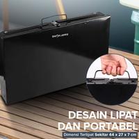 Gambar Alat Panggang Tungku Arang Bbq Outdoor Camping Piknik Grill Stove Foldable BMB898 dari Bumblebee898 undefined 4 Tokopedia