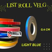 Gambar Stiker sticker lis list velg ban motor mobil lebar 4mm 0,4cm 0,4 cm 4 mm panjang 5 meter dari ROSH MART undefined 4 Tokopedia