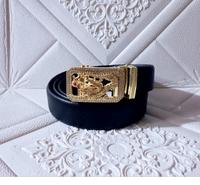 Gambar Ikat Pinggang Gesper Kepala Naga Model Rel Otomatis 100% Kulit Asli Ukuran Lebar 3,5cm dari slamettt- undefined 1 Tokopedia