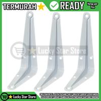 Gambar Siku Rak Bracket Besi Buku L Putih Pasang Shelf Breket Penyangga Rakk Rack Brecket Braket Ambalan Penyimpanan Gantung Dinding Tembok Dekorasi Ruangan Penyanggah Penahan Barang Papan Kayu Speaker Sound System - 3 inch dari Lucky-Star-Store undefined 1 Tokopedia