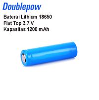 Gambar Baterai Lithium Flat Top 18650 3.7V 1200mAh 1 PCS - Biru | PBN dari Jakartamall Indonesia undefined 1 Tokopedia