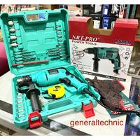Gambar (LANGSUNG READY DAN SIAP KIRIM) R TEMK 13MM 500HD NRT-PRO IMPACT DRILL 13MM NRT-PRO 500HD SET LENGKAP (BISA INSTAN DAN GOSEND) dari luckhomeon undefined 1 Tokopedia
