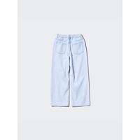 Gambar Uniqlo KIDS Jeans Lurus Potongan Lebar | Ritsleting Denim - 62 BLUE, 4-5Y (110cm) dari UNIQLO LifeWear undefined 5 Tokopedia