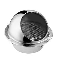 Gambar Sale, 304 Stainless Steel Air Vent Round Grille Ventilation Cover Wall Vent Outlet 4 Inch dari Bramayudi undefined 3 Tokopedia