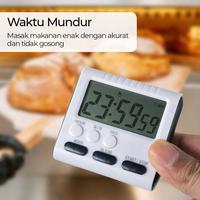 Gambar Timer Stopwatch Masak Dapur Digital Kitchen Timer Magnetic Digital Chronometer LCD Screen Digital Magnet Alarm Clock Cooking Count Up Countdown dari Club 8 undefined 4 Tokopedia
