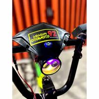 Gambar lampu untuk sepeda/lampu led sepeda anak/lampu Biled sepeda tanpa aki/lampu sepeda depan Biled dari REXVUS OFICIAL undefined 5 Tokopedia