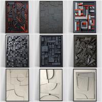 Gambar Modern Wood Texture Art Painting Decoration on Canvas Prints 3d Geometry Minimalist Wall Decor Poster Pictures for Living Room dari GROSIR MOTIFKARDUS TERKINI undefined 1 Tokopedia