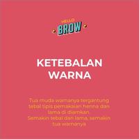 Gambar HELLO BROW HENNA ALIS WARNA COKLAT DAN HITAM (2 PCS HENNA SAJA) dari Jollie&#39;s undefined 4 Tokopedia