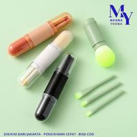 Gambar KUAS MAKE UP KOSMETIK PORTABLE MAKE UP TRAVEL BRUSH 4 IN 1 dari Soyou Stored undefined 3 Tokopedia