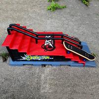 Gambar Fingerboard Skateboard Arena Mini SkatePark Board Game untuk Anak dengan Track Ramp Mainan Skateboard Jari Mini dan Alat Peraga Model Kombinasi Tempat Profesional dari tiara onl undefined 4 Tokopedia