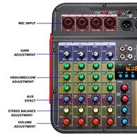 Gambar COD KIRIM CEPAT Nsingyue Professional Live Audio Mixer DJ Bluetooth 6 Channel MX i6/ Mixer audio mini amplifier 2 chanel 4 chanel efek suara ashley yamaha karaoke soundcraft bekas murah cuci gudang/ Soundcard v8 full paket lengkap f999 pro taff dari PRESMOL MART undefined 5 Tokopedia