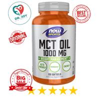 Gambar (JD)Now Sports Foods MCT Oil 1000 mg 150 Softgels | Weight Management | Keto Friendly | Fat Burner dari jondee_id undefined 1 Tokopedia