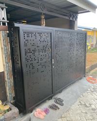 Gambar pagar teras depan rumah minimalis cutting laser / DENAH MANDIRI STEEL dari Denah Mandiri Steel undefined 4 Tokopedia