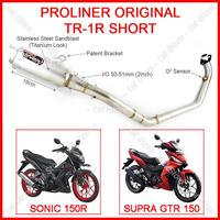 Gambar Knalpot Racing ProLiner TR1 Short Honda Sonic 150R Supra GTR 150 Orig dari fahdnul ariyadi undefined 1 Tokopedia