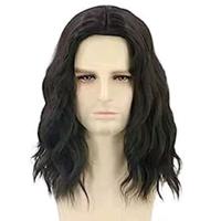 Gambar READYSTOK WIG PRIA RAMBUT PANJANG IKAL BERGELOMBANG BELAHAN TENGAH WARNA HITAM ALAMI RAMBUT PALSU PRIA RAMBUT PANJANG SEBAHU KRITING BERGELOMBANG GAYA PRIA EROPA dari Dikee stores undefined 3 Tokopedia