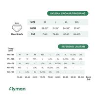 Gambar Flyman Celana Dalam Pria Brief Tencel 3 pcs FM 3075 MURAH!!! dari RENDI SHOPA undefined 2 Tokopedia