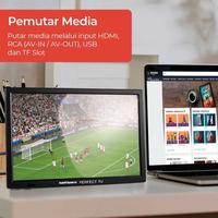 Gambar TV PORTABLE MINI LED MONITOR TELEVISI KECIL PORTABEL DIGITALHD - 5 inch dari Snowball_store undefined 3 Tokopedia