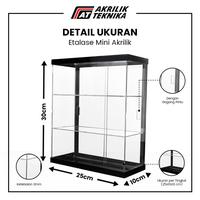 Gambar ETALASE MINI AKRILIK / RAK WARUNG / ACRYLIC DISPLAY MULTIFUNGSI dari Esther Mart 12 undefined 1 Tokopedia