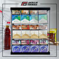 Gambar ETALASE MINI AKRILIK / RAK WARUNG / ACRYLIC DISPLAY MULTIFUNGSI dari Esther Mart 12 undefined 5 Tokopedia