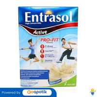 Gambar ENTRASOL ACTIVE SUSU RASA VANILA LATTE BOX 160 GRAM dari Apotek Dukuh Setro By GoApotik undefined 1 Tokopedia