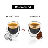 Gambar Reusable Coffee Capsules for Bialetti Coffee Maker Brikka Espresso Cup Stainless Steel Refillable Filter Pods dari Grosir nanung undefined 4 Tokopedia