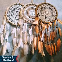 Gambar GANTUNGAN DREAM CATCHER MACRAME RAJUT 21 CM HIASAN DINDING KAMAR PROMO|SALE dari ratuuria undefined 3 Tokopedia