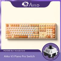 Gambar Akko x MonsGeek Bun Wonderland Multi-modes Mechanical Keyboard With hot-swappable RGB MOG Profile PBT keycaps dari lotipda undefined 1 Tokopedia