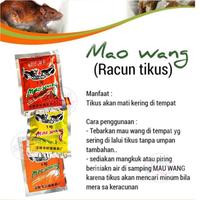 Gambar HARGA GROSIR 5 BUNGKUS Racun Tikus Mao Wang / Pembasmi Tikus Maowang Racun Tikus Mati Kering Tidak Bau Ampuh / Racun Tikus Super Ampuh Mati Di Tempat - BISA COD dari Udiaax undefined 3 Tokopedia