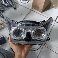 Gambar Reflektor Biled Lampu Beat deluxe gen 2 th 2024 Ala Ala Biled 1set+alis running motorcycle dari KSD VARIASI undefined 5 Tokopedia