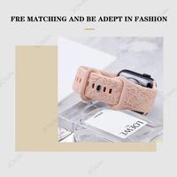 Gambar 18mm 20mm 22mm Rose engrave Band for Samsung Galaxy Watch 654 40mm 44mm Gear S3 Silicone Cute Strap Classic 43mm 45mm Active 2 dari bahasaya seller undefined 5 Tokopedia