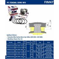 Gambar Piston Kit Fim Mio XB bore up 130cc sparepart 03DESZ4 dari alirizashop undefined 2 Tokopedia
