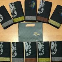 Gambar Barokah88- Sarung Sapphire Hitam Tumpal Kembang Doby dari nerly collection 5148 undefined 2 Tokopedia
