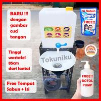 Gambar Wastafel Portable Bulat Drum Tempat Cuci Tangan Wastafel Portabel dari guntangu undefined 2 Tokopedia