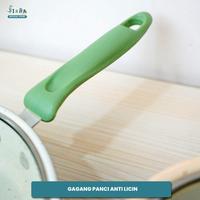 Gambar Sinda Panci Set 2IN1 Panci Susu 18cm Dan 22Cm Gagang Plastik Panci Susu Anti lengket - Hijauu dari Sindakitchenware undefined 5 Tokopedia